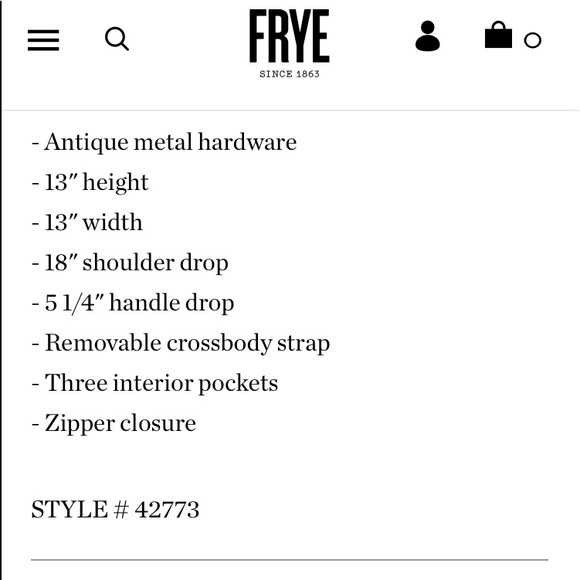 🎉FRYE LAST ONE Melissa Metallic Rose Gold Handbag - Picture 5 of 5